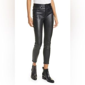 Rag&Bone Nina leather skinny pants 25